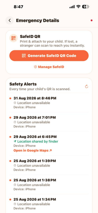 Emergency Details